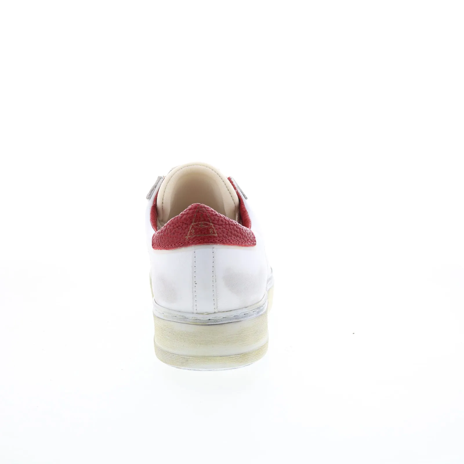 A.S. 98 Flanch Mens White Leather Lace Up Lifestyle Sneakers Shoes