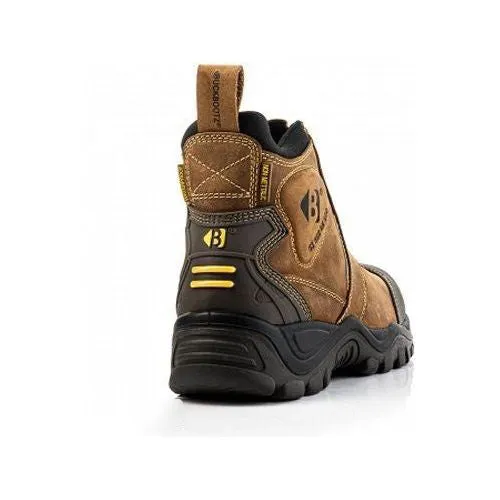 Buckler Safety Dealer Boots Waterproof Dark Brown – BSH014BR | S3 HRO AN SRC Rated