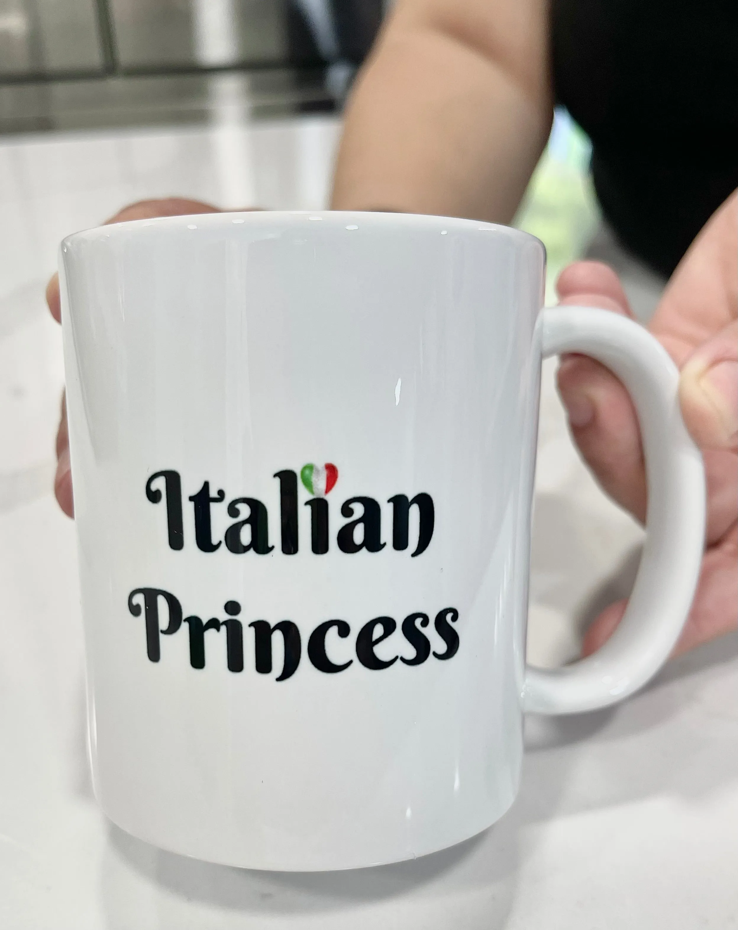 Italian Princess Mug 11oz - Italian Flag Mug