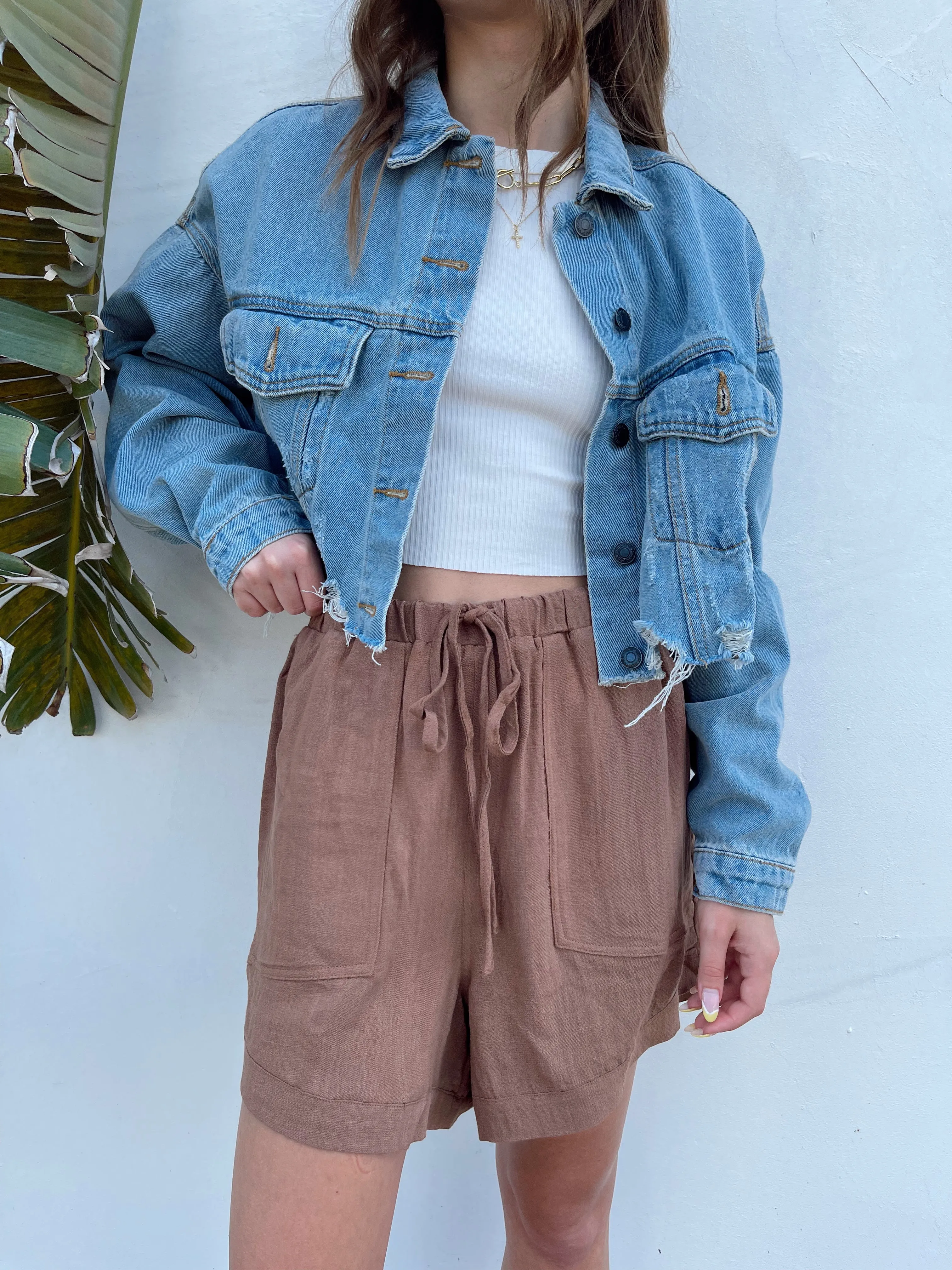 Just Chillin High Rise Shorts