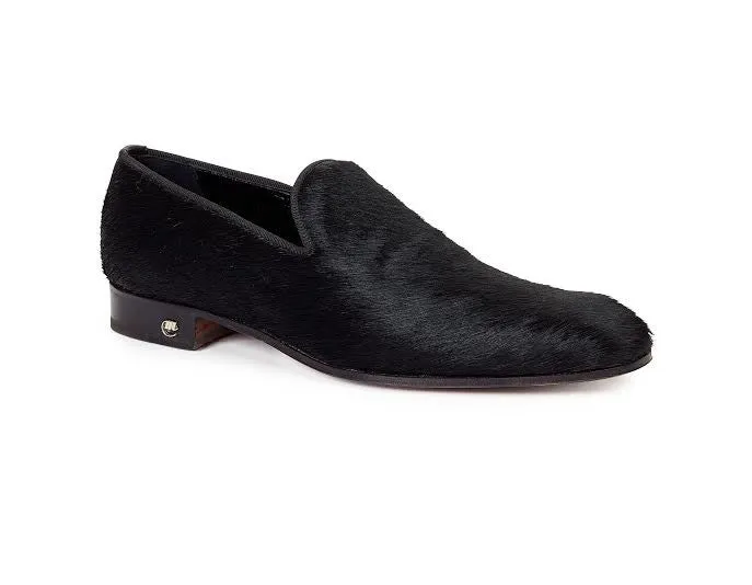 Mauri - 53123 Black Pony Hair Loafers