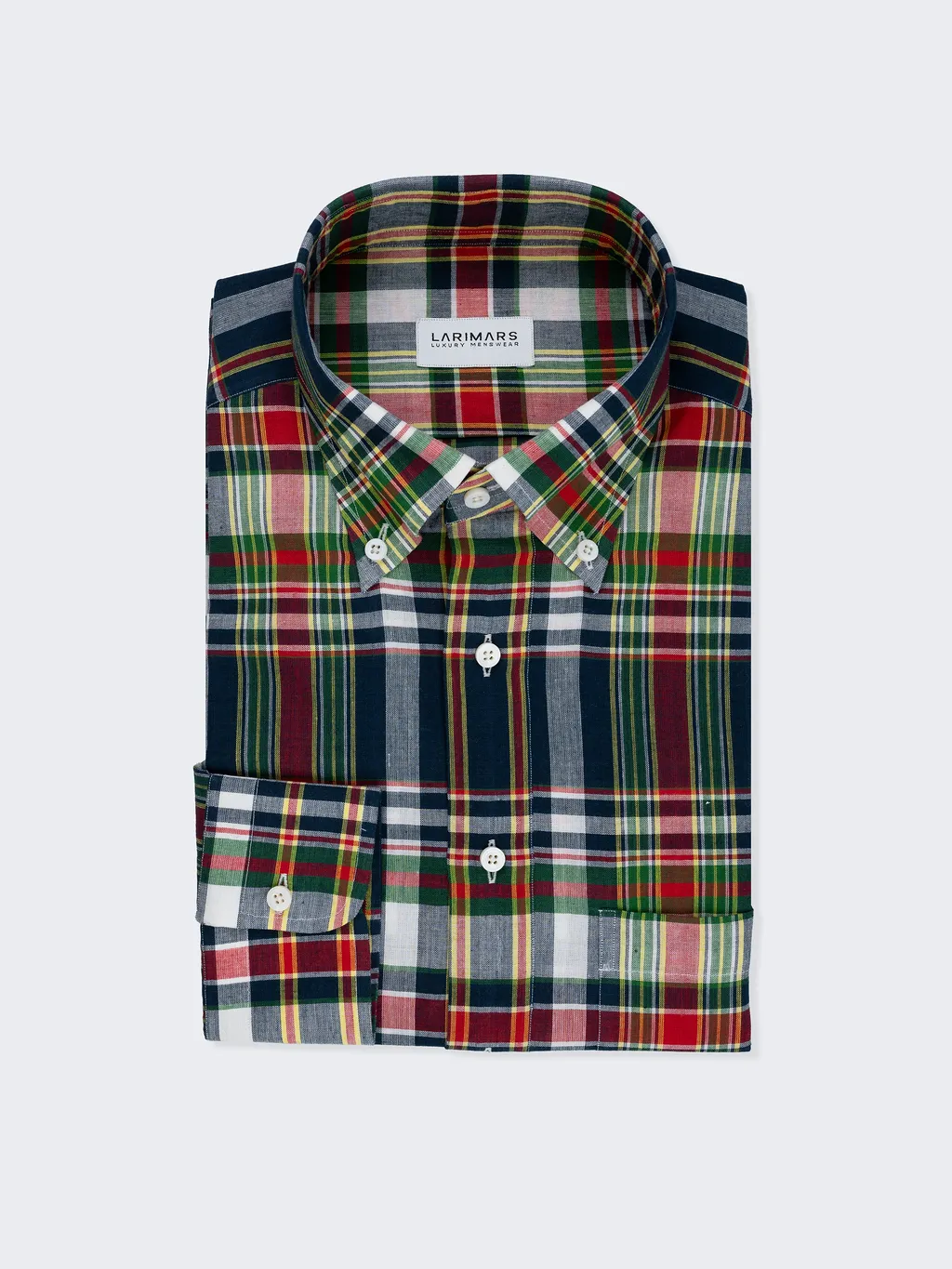 Navy & Red Madras Check