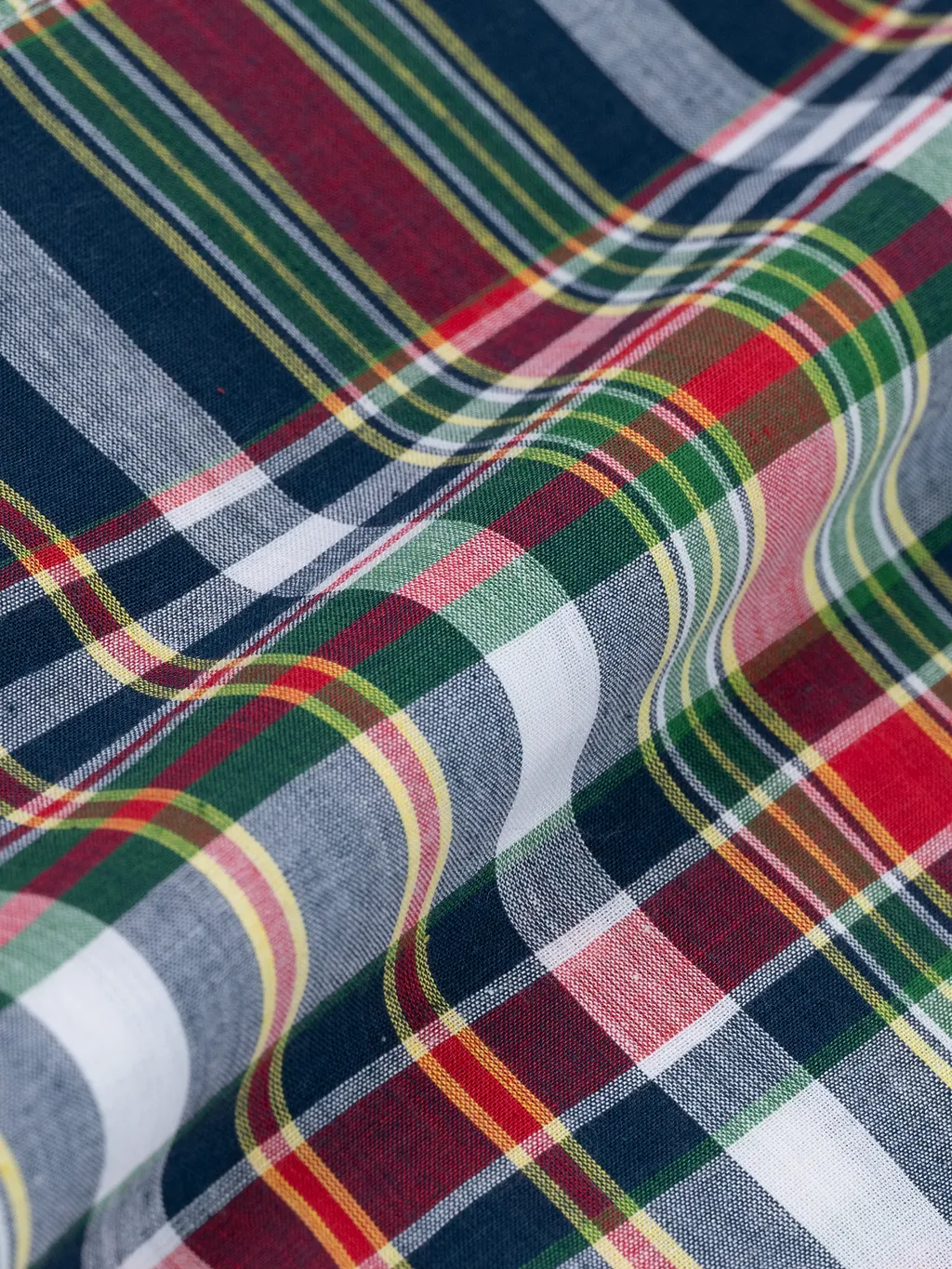 Navy & Red Madras Check