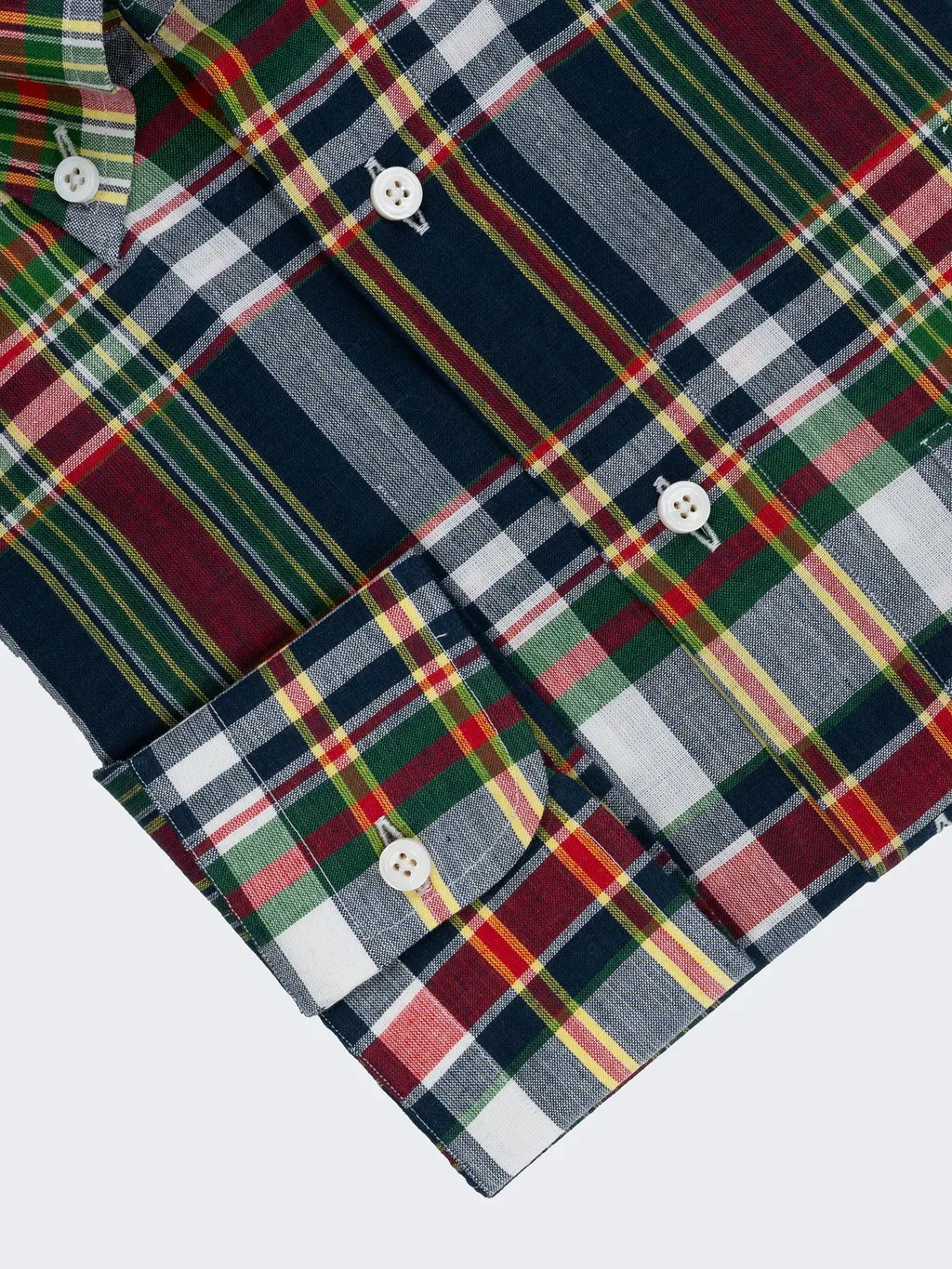 Navy & Red Madras Check