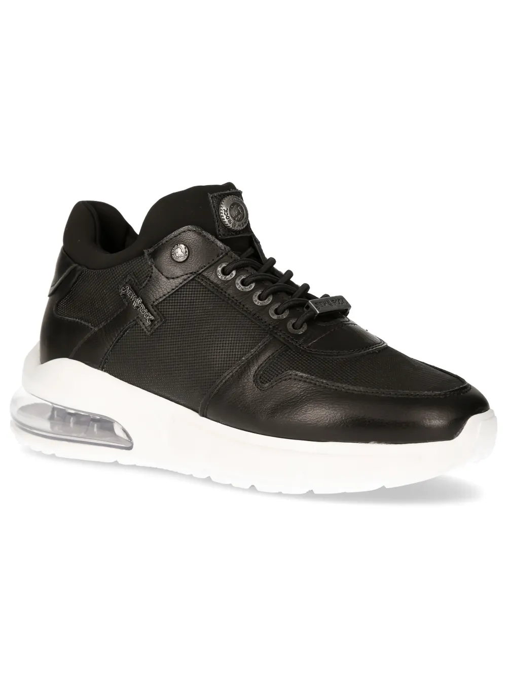 NEW ROCK Modern Genuine Leather Lace-Up Sneakers