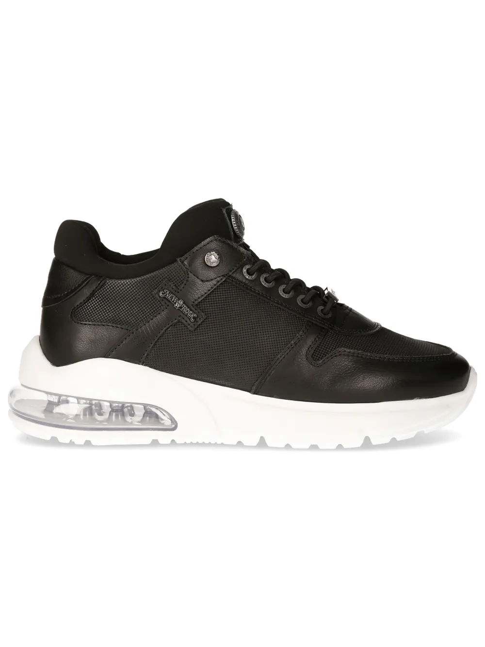 NEW ROCK Modern Genuine Leather Lace-Up Sneakers