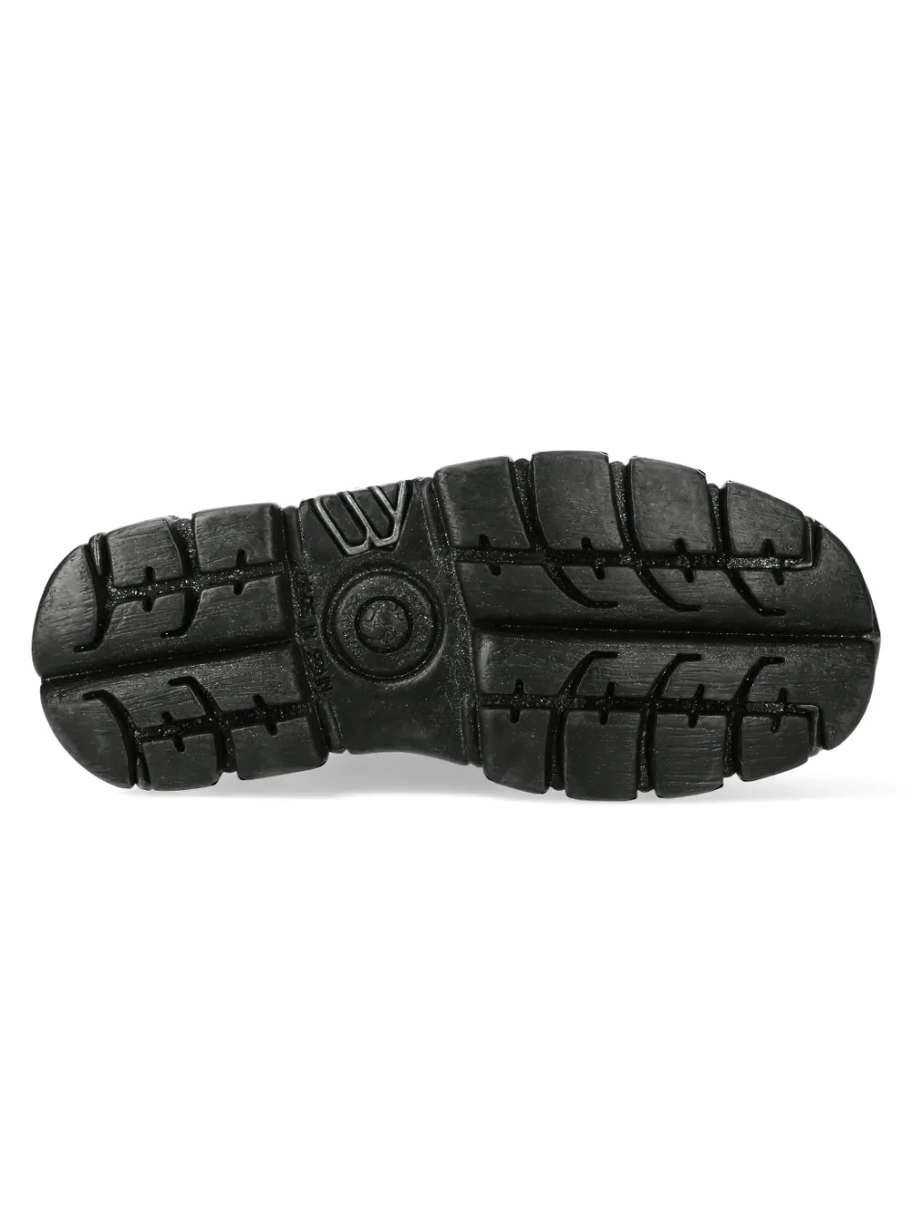 NEW ROCK Rugged Black Platform Boots with Industrial Charm