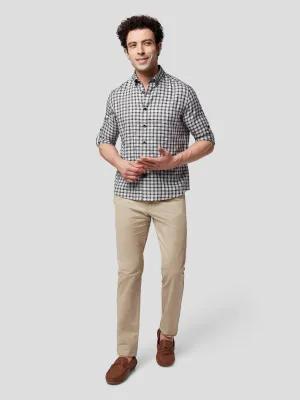 Spruce Grey Mlange Check Shirt