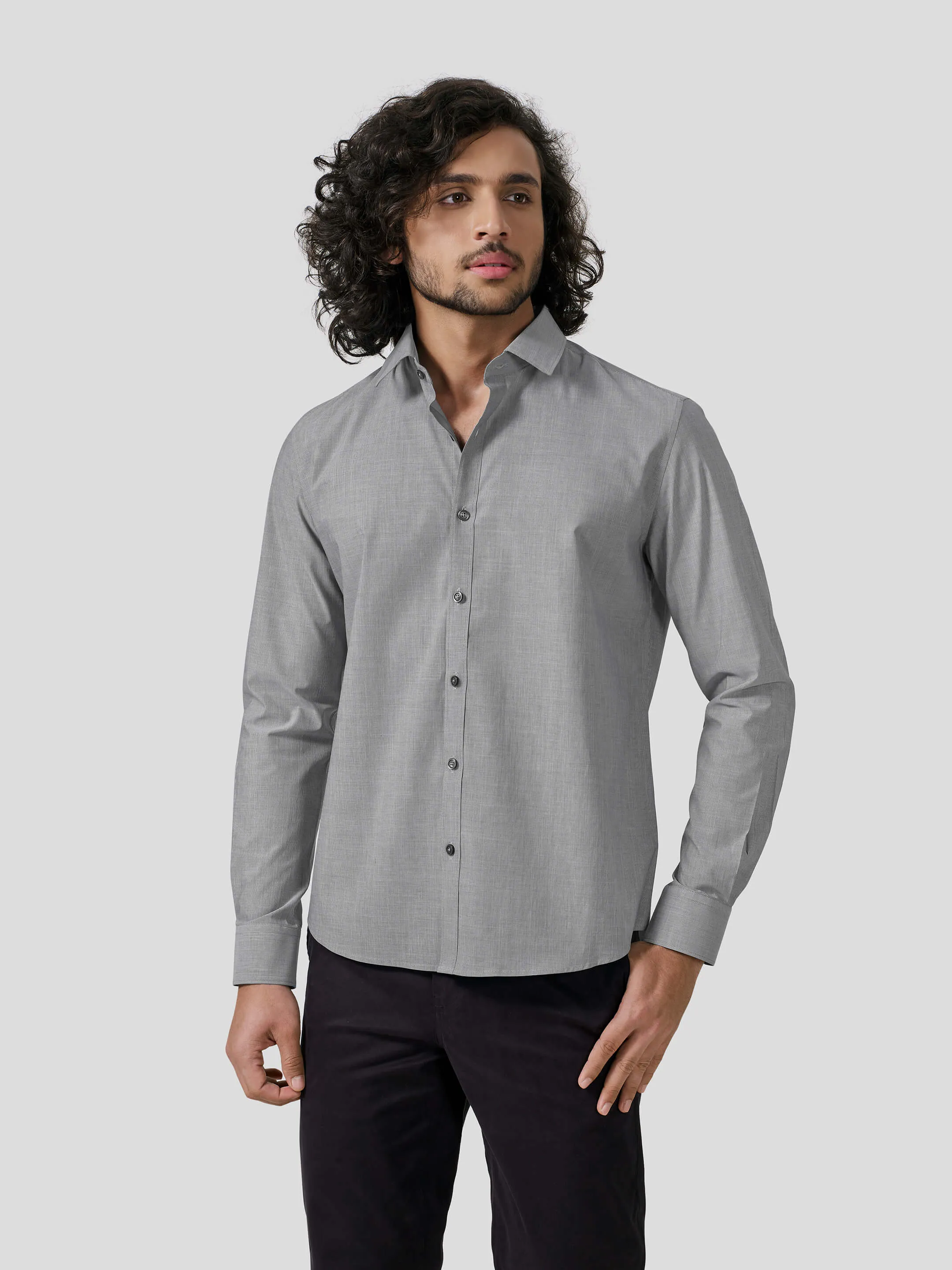 Terrific Full Sleeve Untuck Fit Shirt