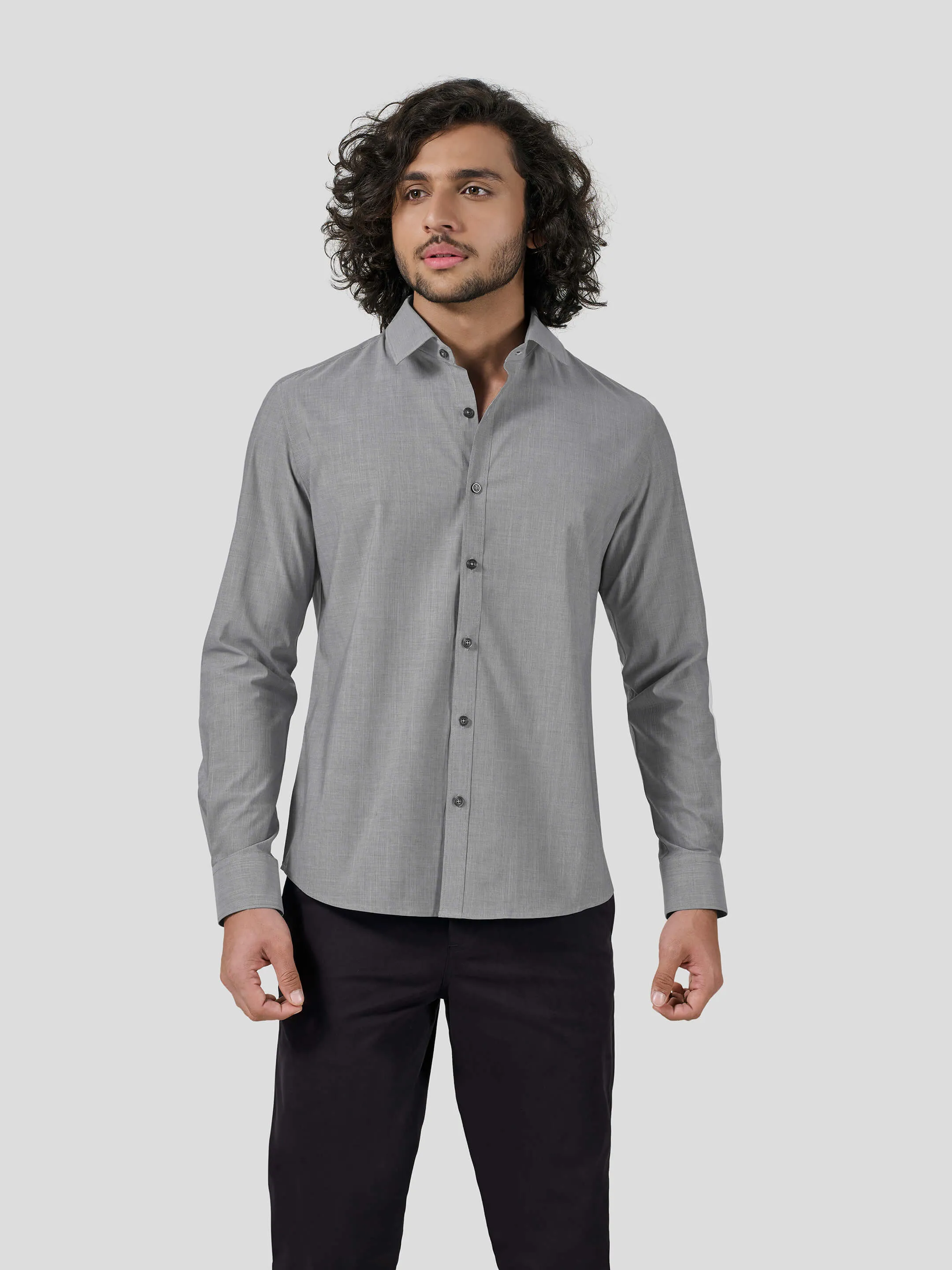 Terrific Full Sleeve Untuck Fit Shirt