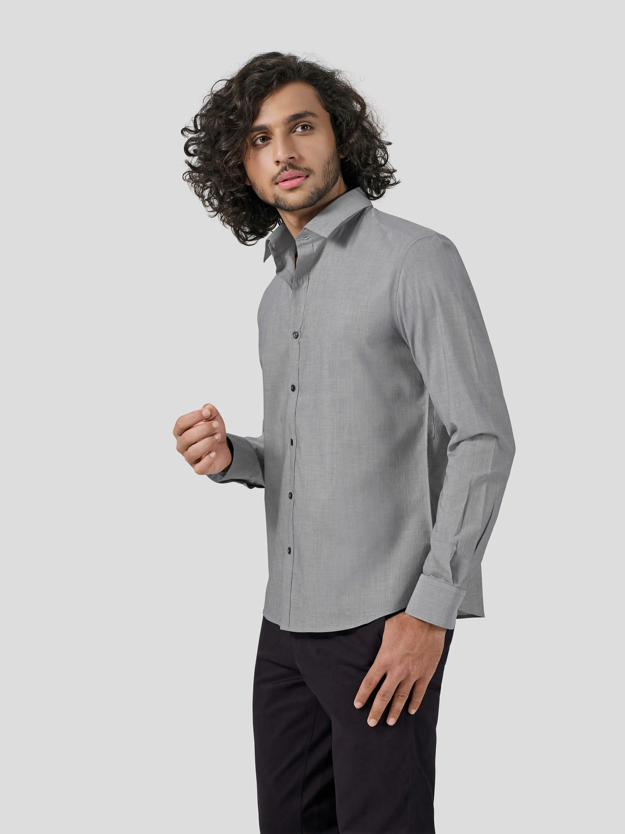 Terrific Full Sleeve Untuck Fit Shirt