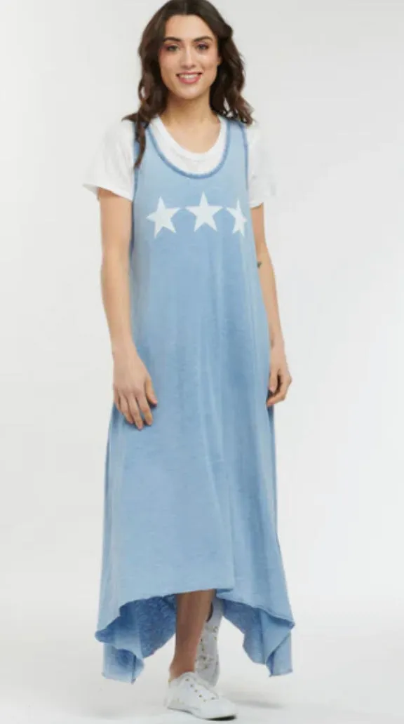 Tri Star Dress- Jeans