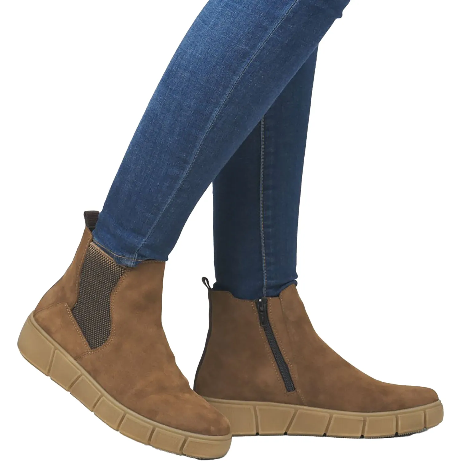 Women's Remonte D1T71-24 Wood/Schwarz/Braun Leather