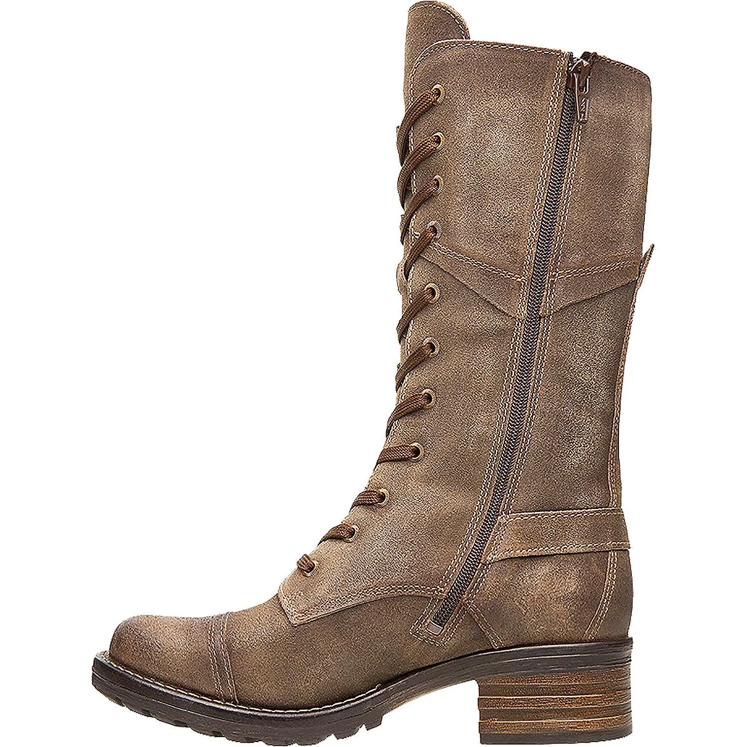 Women's Taos Tall Crave Smoke Rugged Leather